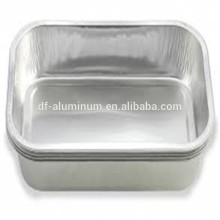 Bandeja de freír plana de aluminio sin palo, placa de tostado, contenedor de alimentos congelados de aluminio